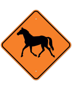 MUTCD Horse Orange W11-22 Sign