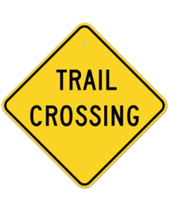 MUTCD Trail Crossing W11-15a Sign