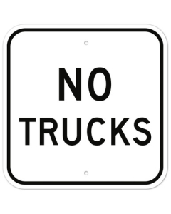 MUTCD No Trucks R5-2A Sign
