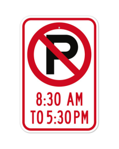 MUTCD No Parking R7-2a Sign