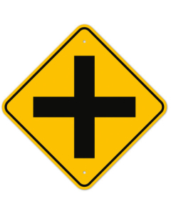 MUTCD ?rossroads W2-1 Sign
