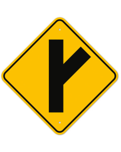 MUTCD Right Turn Arrow W2-3 Sign
