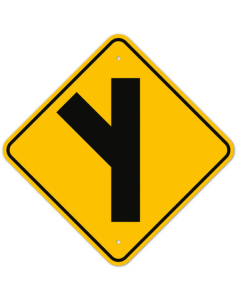MUTCD Left Turn Arrow W2-3 Sign
