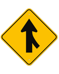 MUTCD Right Lane Merge W4-1R Sign