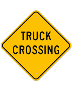 MUTCD Truck Crossing W8-6 Sign