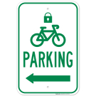 Parking With Left Arrow Sign