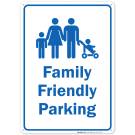 Family Friendly Parking Sign