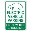 Electric Vehicle Parking Only Sign