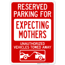 Reserved Parking For Expecting Mothers Sign