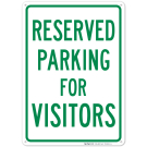Parking Reserved For Visitors Sign