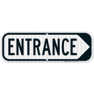 Entrance Right Arrow Sign