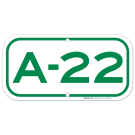 Parking Space A-22 Sign