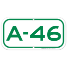 Parking Space A-46 Sign