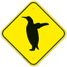Penguin Graphic Sign
