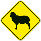 Sheep Crossing Sign