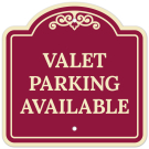 Valet Parking Available Décor Sign