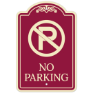No Parking Décor Sign, (SI-73405)