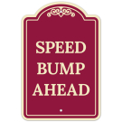 Speed Bump Ahead Décor Sign