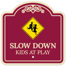 Slow Down Kids At Play Décor Sign