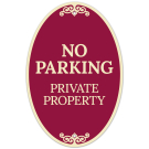 No Parking Private Property Decor Sign, (SI-73853)