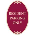 Resident Parking Only Decor Sign, (SI-73884)