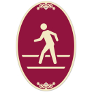 Pedestrian Crossing Decor Sign, (SI-73914)