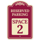Reserved Parking Space 2 Décor Sign