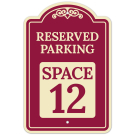 Reserved Parking Space 12 Décor Sign