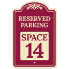 Reserved Parking Space 14 Décor Sign