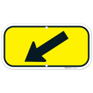 Down Diagonal Arrow Up Sign