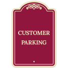 Customer Parking Décor Sign, (SI-74139)