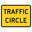 MUTCD Traffic Circle W16-12P Sign