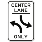 MUTCD Two R3-9A L Sign