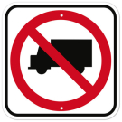 MUTCD No Camper Van R5-2 Sign