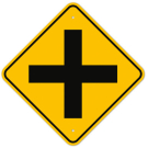 MUTCD ?rossroads W2-1 Sign